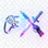 电竞预测网官方流线型发光电竞Logo