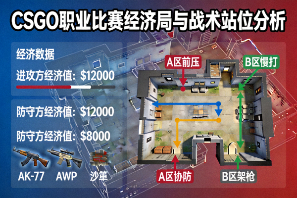 CSGO职业比赛经济局与战术站位分析配图